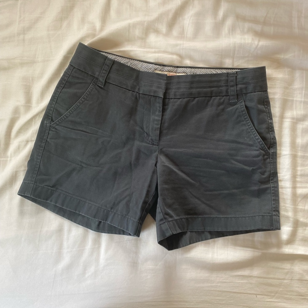 Jcrew cotton shorts slate
